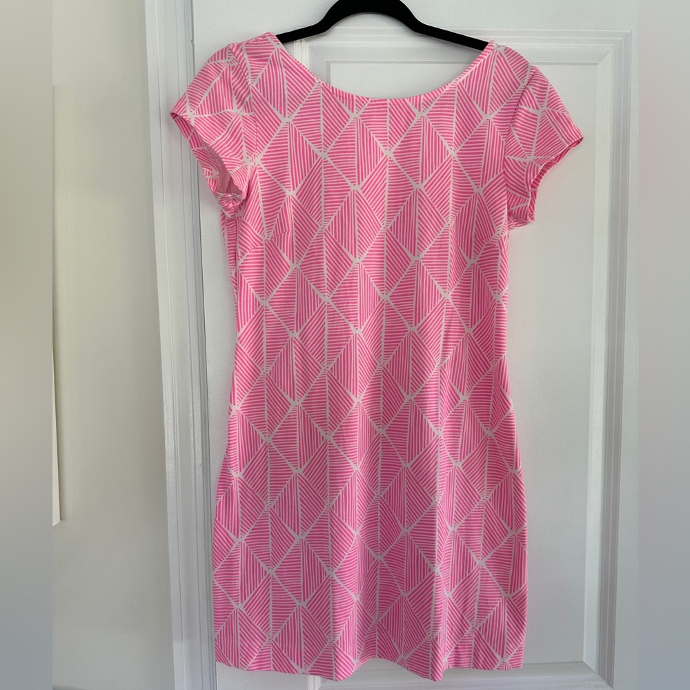 MAHI GOLD Pink and White Patterned Top